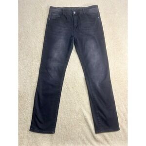 Moderno Jeans Mens Dark Wash Slim Fit‎ Denim Pants Size 38 Stretch Casual Preppy
